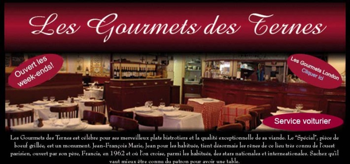 LES GOURMETS DES TERNES (PARIS)
